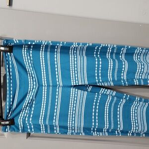 Jockey Fair Isle Pajama Pants Teal Green Blue White medium